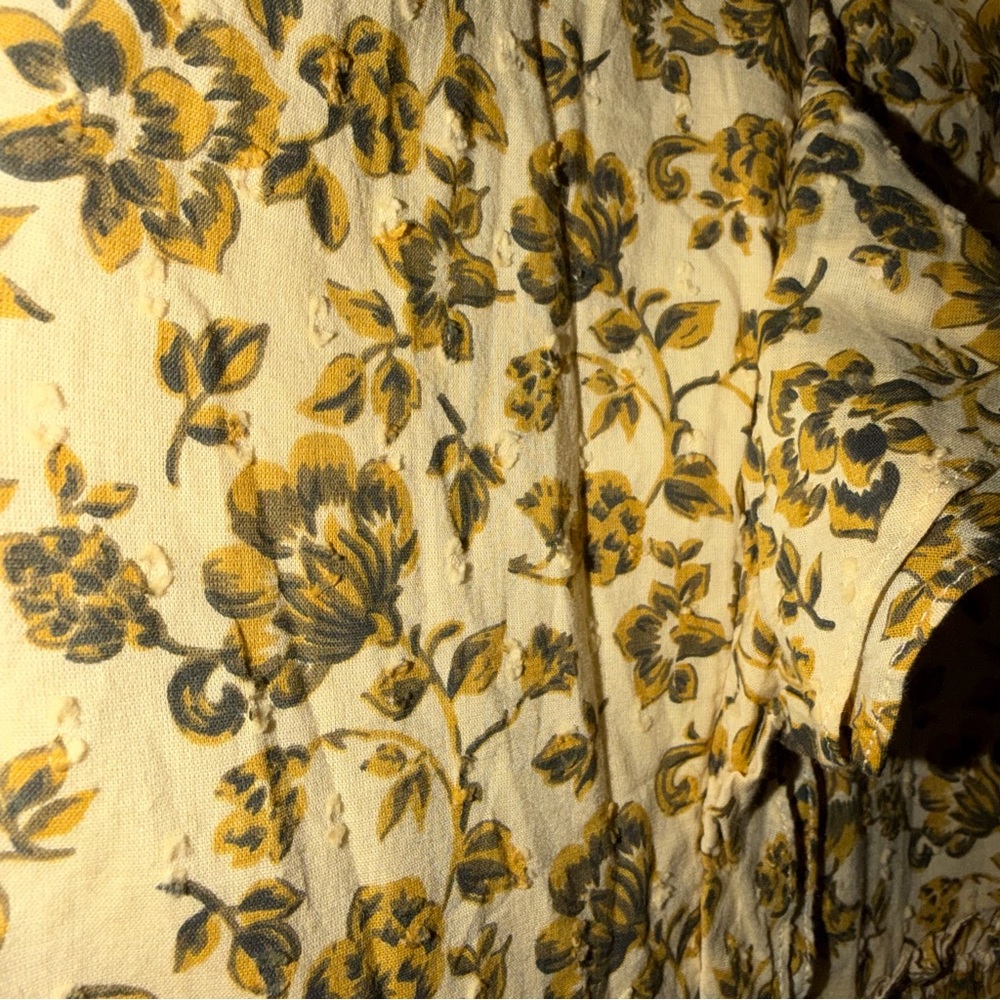 Mac Duggal Cream and Brown Floral Maxi Dress. Sz 8. NWT - Picture 6 of 12